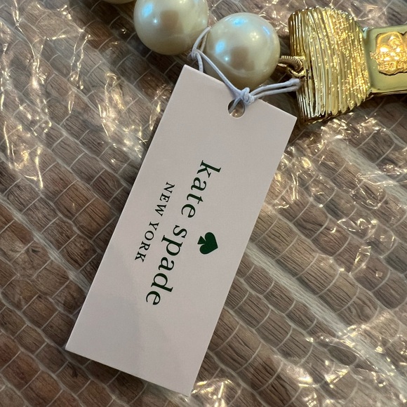 BNWT Kate Spade Bows and Beads  Necklacee and Earrings Set - Picture 5 of 6